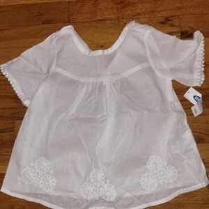 Girls white blouse